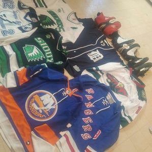 13 Lot Hockey MLB jersey Nike Bape Lebron Jordan